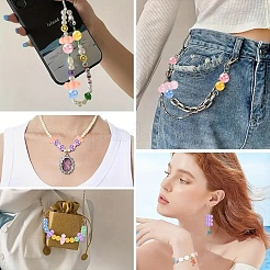 50 шт. Непрозрачные акриловые бусины&nbsp;MACR-YW0003-54