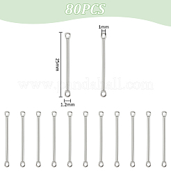 80 шт. подвески-соединители из нержавеющей стали 304&nbsp;STAS-UN0054-28