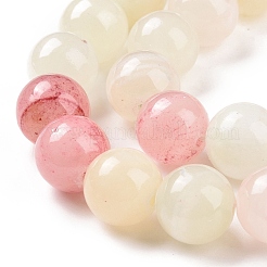 Натуральный красочный зеленый нефрит бисер пряди&nbsp;X-G-G757-01-12mm