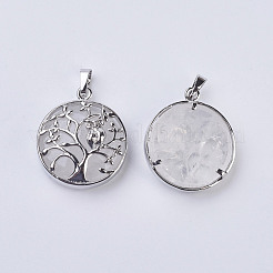 Природного кварца хрустальных подвесок&nbsp;G-K234-E13