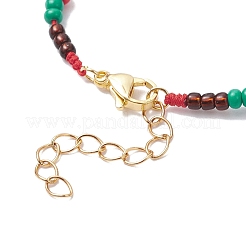 Браслеты из натуральных пресноводных ракушек и стеклянных бусин для женщин&nbsp;BJEW-MZ00258