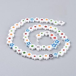 Ручной работы стеклянная бусина тысячецветник нитей&nbsp;X-LAMP-J035-8mm-11