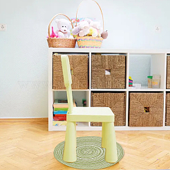 8шт. 8-х цветные коврики для кукольного домика из полиэстера&nbsp;DJEW-OC0001-38