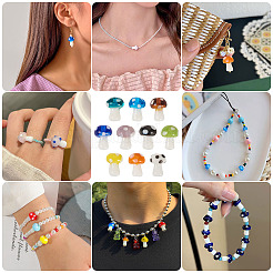 1 нить бусины лэмпворк ручной работы&nbsp;LAMP-TA0001-84F