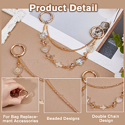 2 шт. акриловые и стеклянные бусины для мобильных ремней&nbsp;HJEW-FH00191