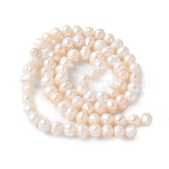 Нити из натурального культивированного пресноводного жемчуга PEAR-I007-07Q-02B