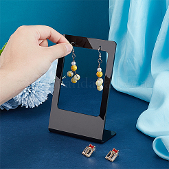 Акриловый дисплей серьги стойки&nbsp;EDIS-WH0012-46A