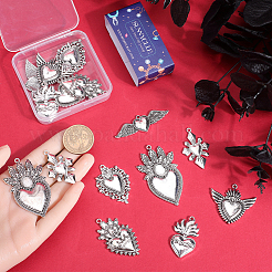 9 стили подвески из сплава в тибетском стиле&nbsp;FIND-SC0010-48