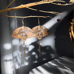 Латунные крючки для сережек&nbsp;KK-BC0005-08G