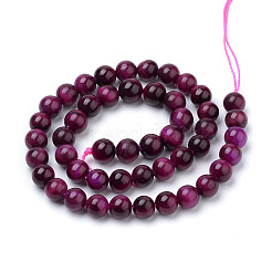 Природных тигровый глаз бисер нитей&nbsp;G-S259-03D-6mm