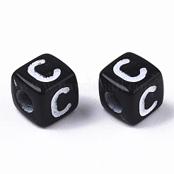 Непрозрачные акриловые бусины&nbsp;SACR-N002-01C-1