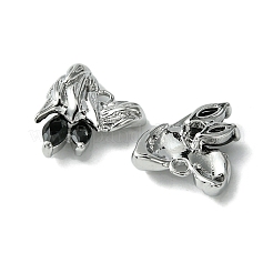 Латунь сердце подвески&nbsp;KK-D092-02P-01