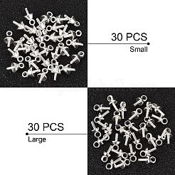 304 нержавеющая сталь чашечка жемчужные штифты булавки подвески&nbsp;STAS-UN0016-47S