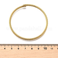 Браслеты из нержавеющей стали 304 для женщин и мужчин&nbsp;BJEW-Z131-01G