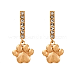 Серьги-гвоздики из нержавеющей стали 304&nbsp;EJEW-C148-02G