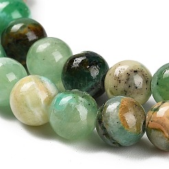 Естественная зеленая линия яшма бисер прядь&nbsp;G-B128-A03-02