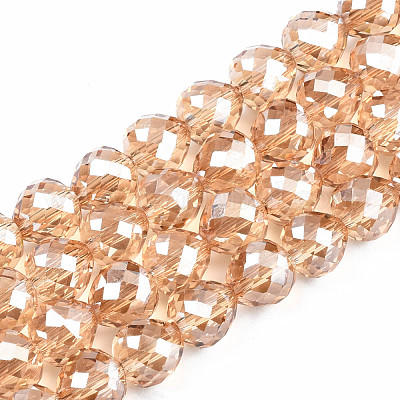 Прозрачные стеклянные бусины&nbsp;EGLA-T008-14B-1