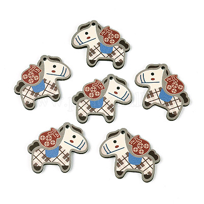 Печатные деревянные подвески&nbsp;WOOD-T033-01D-1