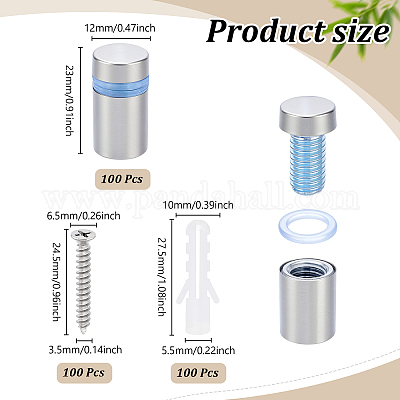 100 пакетик винтов из нержавеющей стали&nbsp;FIND-TW0001-02-1