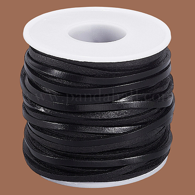 20 ярд плоских кожаных шнуров&nbsp;WL-CL0001-16B-1
