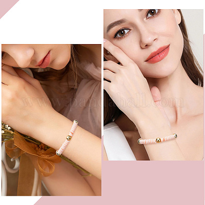 Бусины из полимерной глины ручной работы с пластиковыми бусинами ccb набор для изготовления фурнитуры для бижутерии DIY-SC0025-50-1