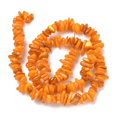 Нити бусин из натуральных пресноводных ракушек&nbsp;BSHE-I016-01I-1