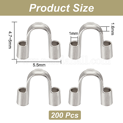 200 шт. защитная проволока из хирургической нержавеющей стали 304 и защитные приспособления&nbsp;STAS-UN0045-41-1