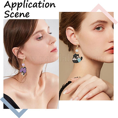 60 шт. латунные пончики KK-SC0004-58G-1