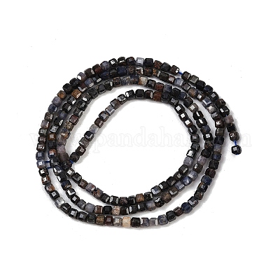 Натуральные сапфировые бусинки&nbsp;LS-G-RM241221-K21-1