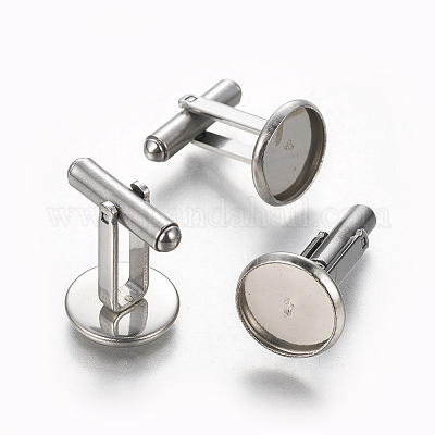 Запонки из нержавеющей стали 304&nbsp;LS-STAS-E471-03D-P-1