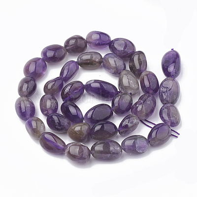 Природный аметист нитей бисера&nbsp;G-S264-09-1