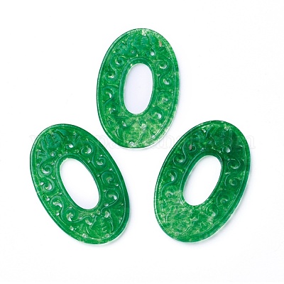 Природных окрашенных нефрита подвески&nbsp;G-F611-04-1