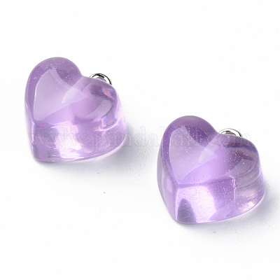 Прозрачные смоляные подвески X-RESI-R429-30B-1