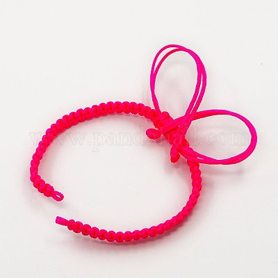Плетеные шнур нейлона для поделок браслет материалы AJEW-M001-09-1