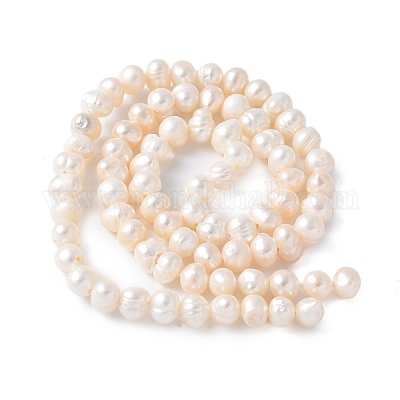 Нити из натурального культивированного пресноводного жемчуга PEAR-I007-07Q-02B-1