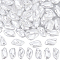 1 Strand ABS Plastic Imitation Pearl Beads Strands, Snow, 20x11.5x5mm, Hole: 1.2mm, about 60pcs/strand, 52.68 inch(133.8cm)