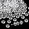 K9 Glass, Imitation Austrian Crystal Beads, Grade AAA, Faceted, Rondelle, Clear, 6x4mm, Hole: 0.7~0.9mm