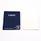 Paper Brooch Display Cards, Rectangle, Prussian Blue, 8x6x0.05cm