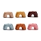 Baking Paint Acrylic Beads, Pants, Mixed Color, 12x24x9mm, Hole: 2mm
