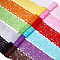 Elastic Lace Trim, Lace Ribbon For Sewing Decoration, Mixed Color, 80mm, 1yard(0.9144m)/color, 30yards(27.432m)/set