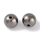 Пластиковые круглые бусины ccb&nbsp;ALUM-U001-08A-06-2