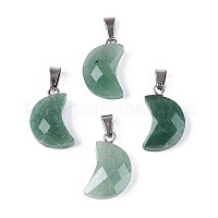 Естественный зеленый авантюрин подвески&nbsp;G-N349-02F-P