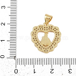 Латунные микро проложить кубического циркония подвески&nbsp;KK-P323-11A-G01