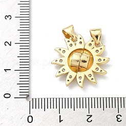 Латунные микро проложить кубического циркония подвески&nbsp;KK-H537-03G