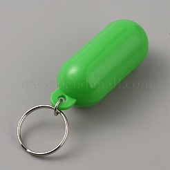 Пластиковый подвесной брелок в форме таблетки&nbsp;KEYC-WH0027-113A