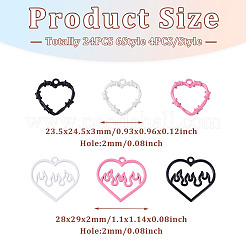 24 шт. 6 подвески из цинкового сплава&nbsp;FIND-PJ0001-23