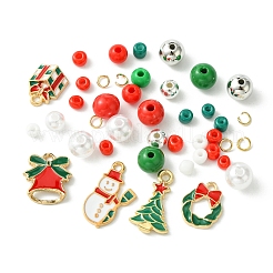 Рождественская тема наборы браслетов из акрила&nbsp;DIY-FS0006-55