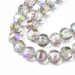 Гальванизируйте прозрачное стекло бисер нитей&nbsp;EGLA-N002-30-C02