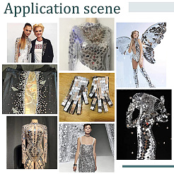 180 шт. 10 стиля пришивных зеркальных стразов DIY-PH0008-73