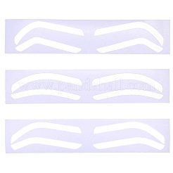 60шт 3 стиля пластиковая кожа для татуажа бровей&nbsp;AJEW-CP0009-58B